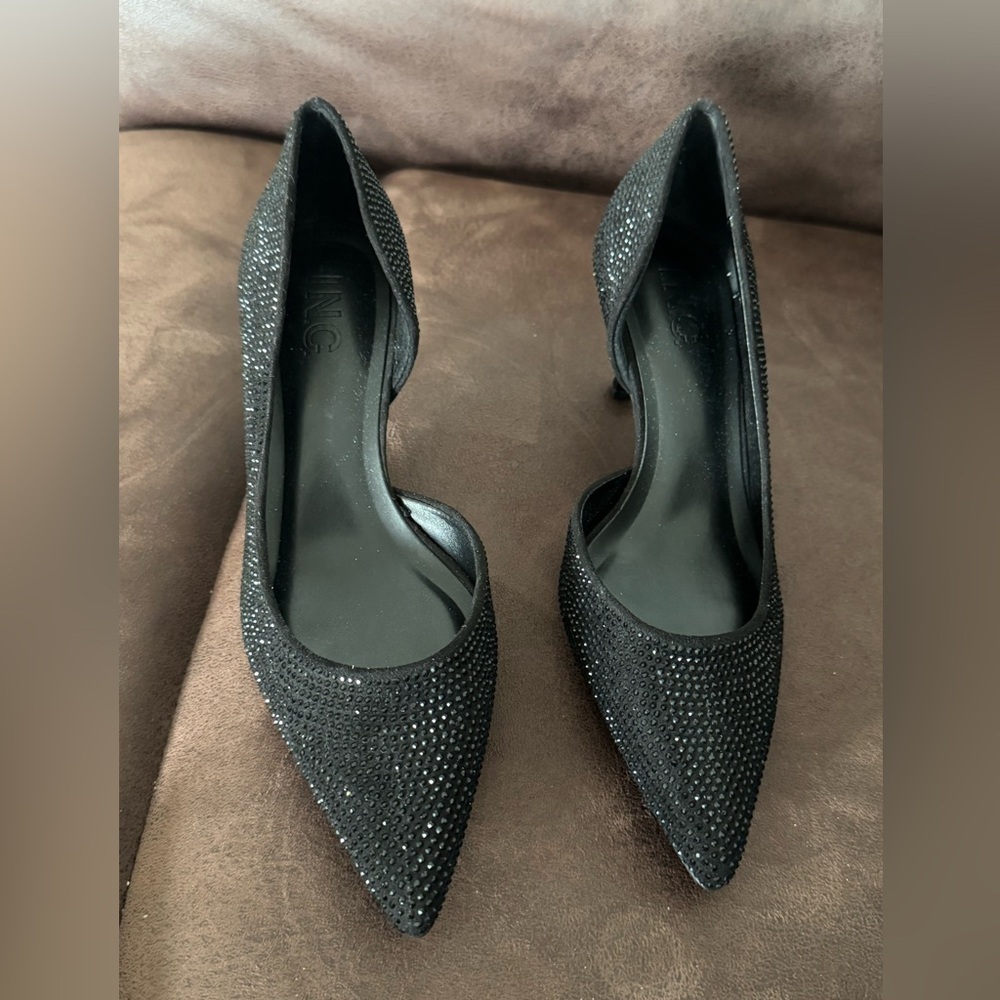 Inc Elegant Black Stiletto Heels